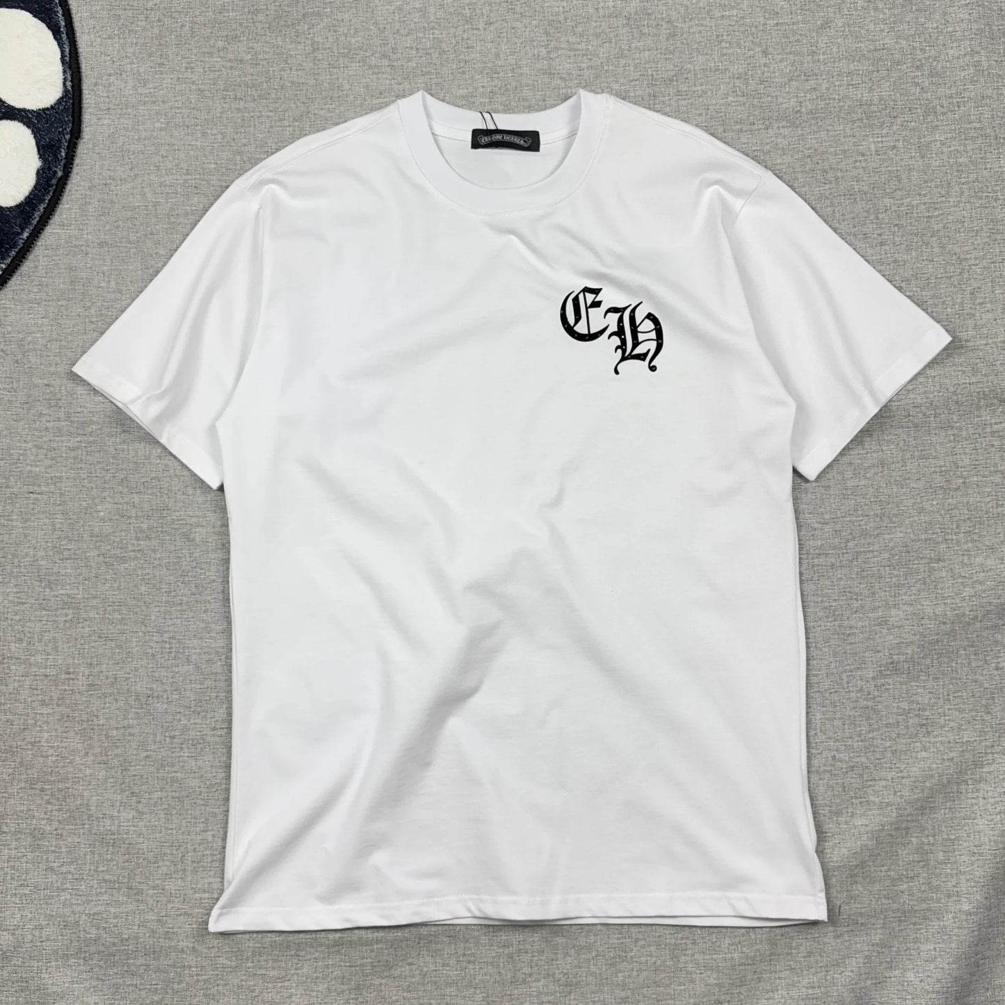 Chrome Hearts Rare Swarovskie Crystal Logo White