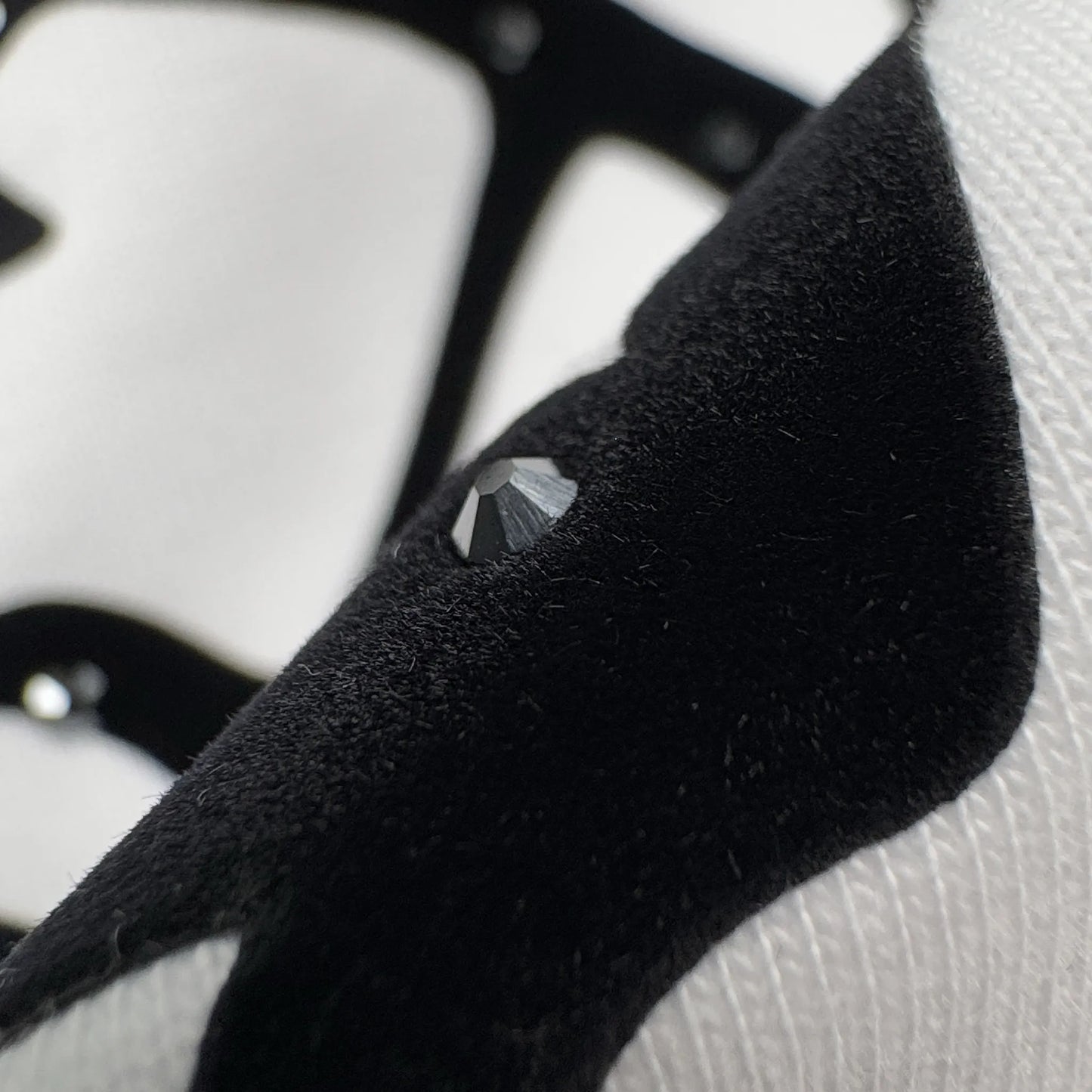 Chrome Hearts Rare Swarovskie Crystal Logo White