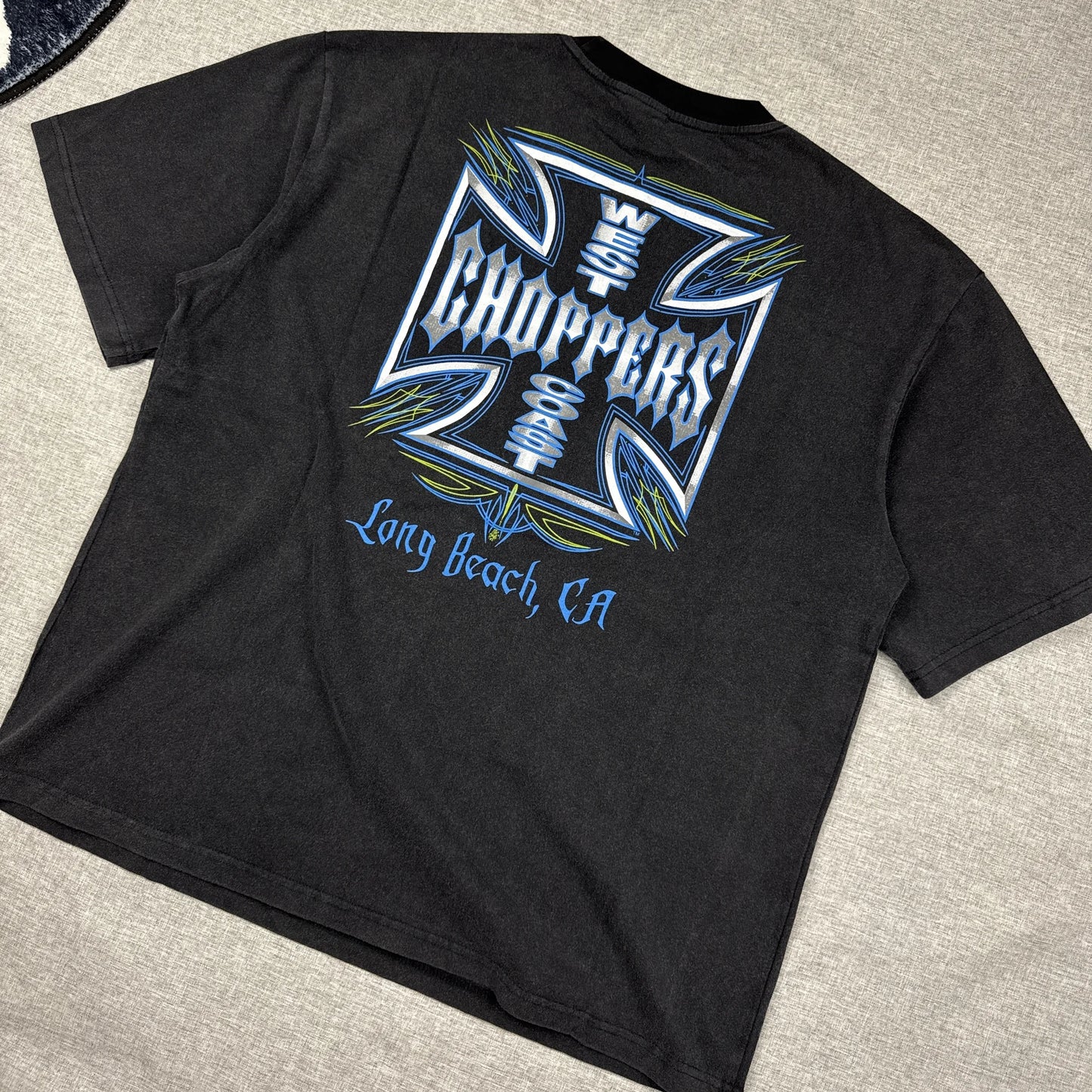 West Coast Choppers Long Beach CA. Blue