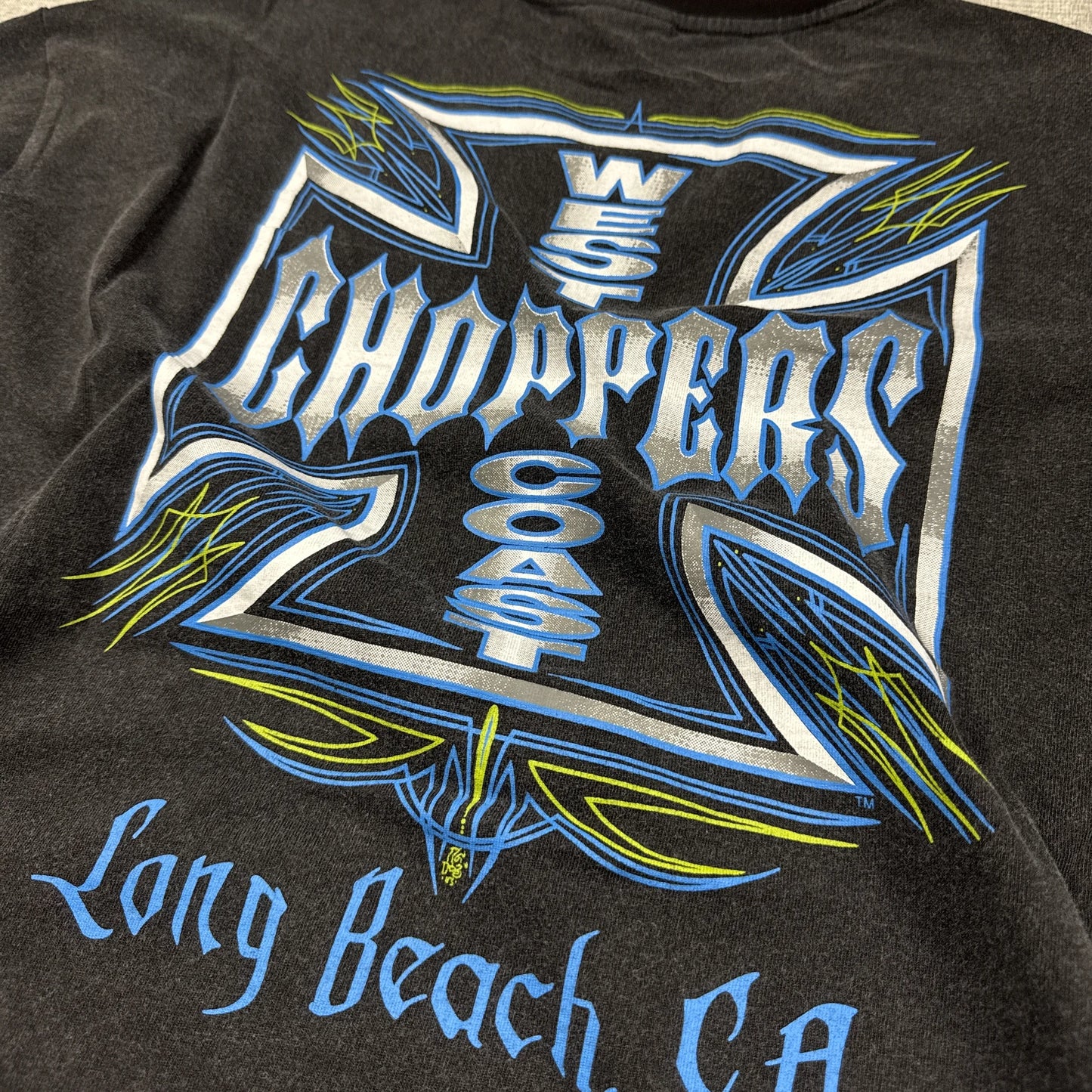 West Coast Choppers Long Beach CA. Blue
