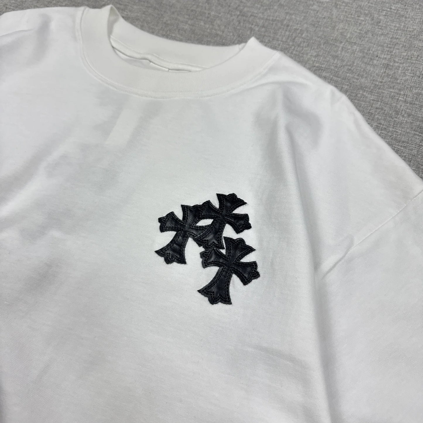 Chrome Hearts Ventosa Cross Patch White Shirt