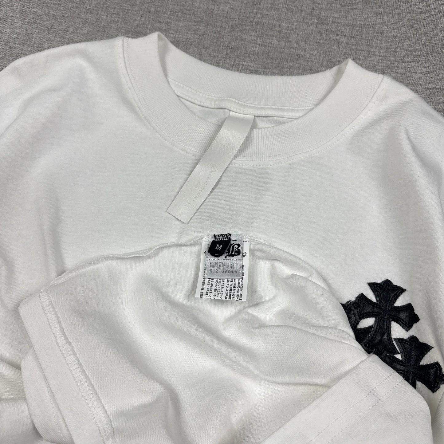 Chrome Hearts Ventosa Cross Patch White Shirt