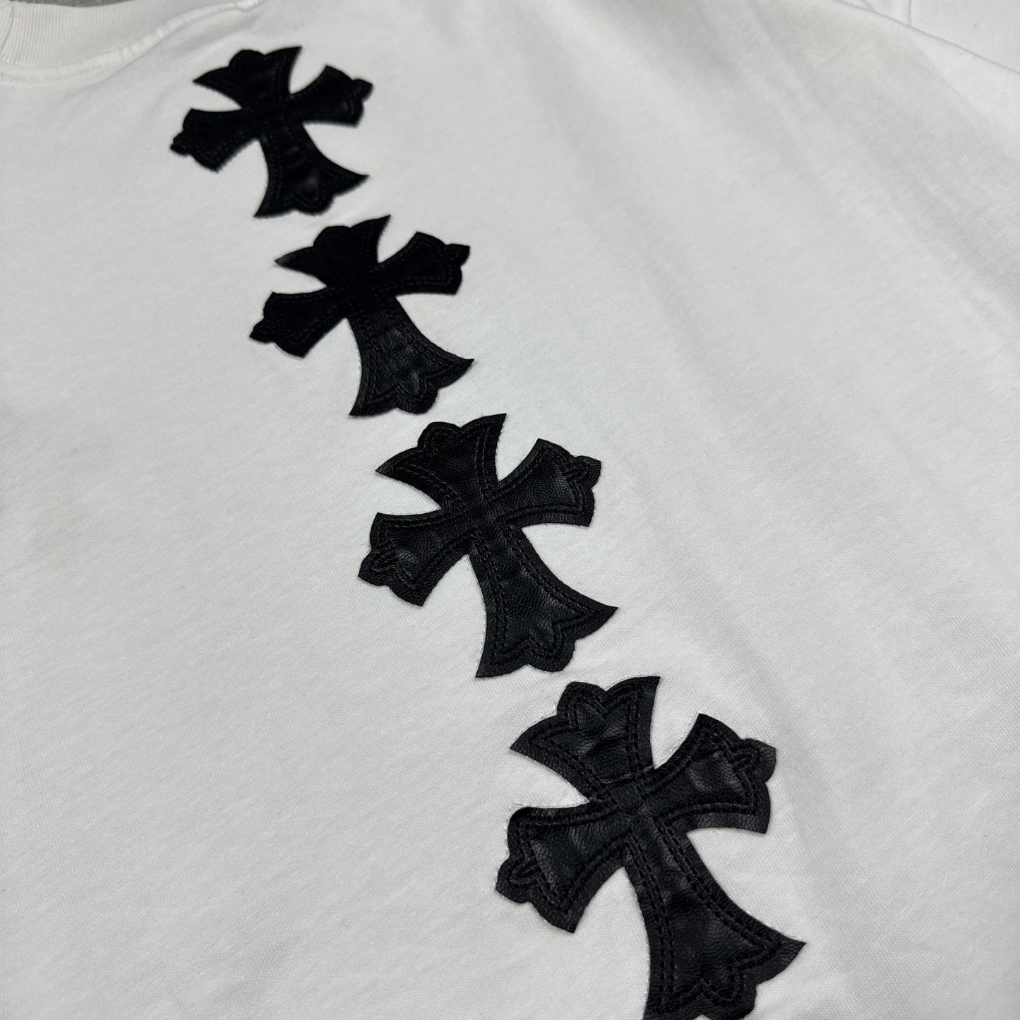 Chrome Hearts Ventosa Cross Patch White Shirt