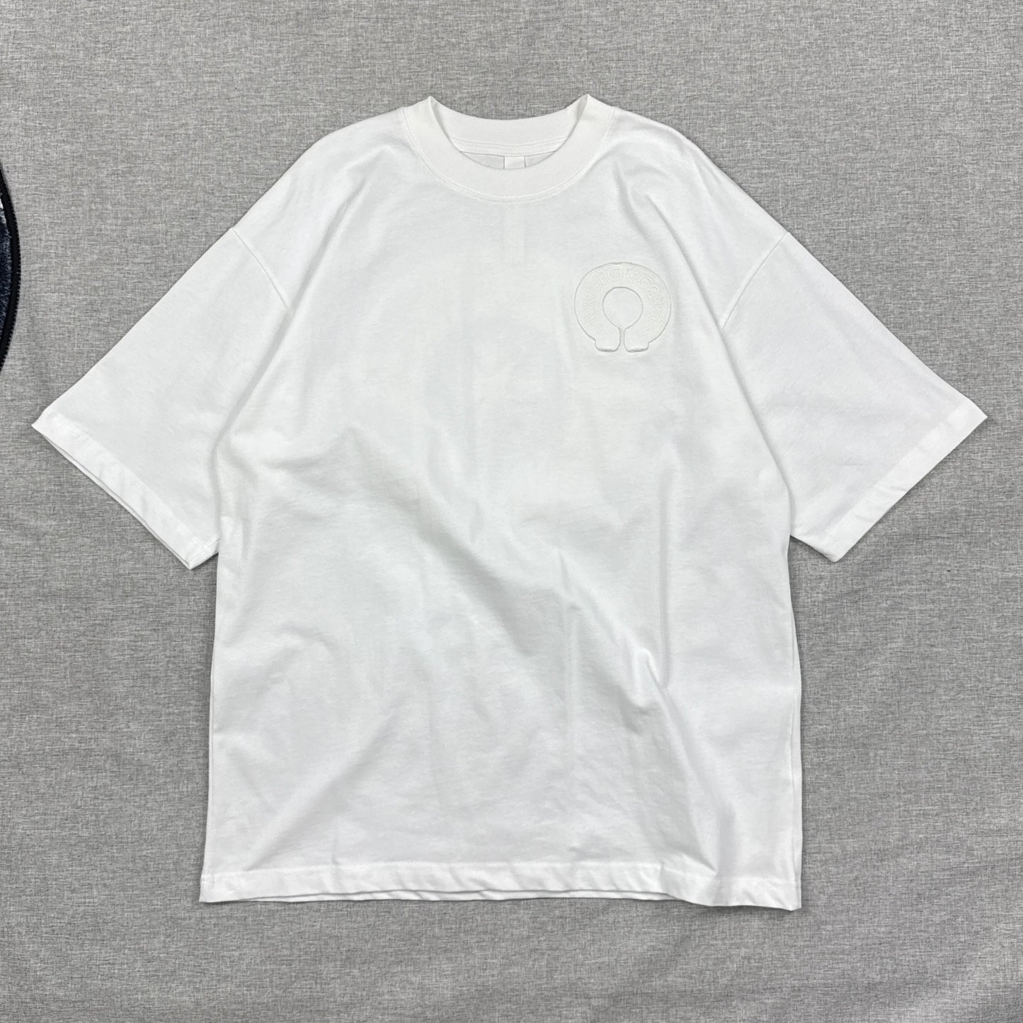 Chrome Hearts Horseshoe Cross Patch White Shirt
