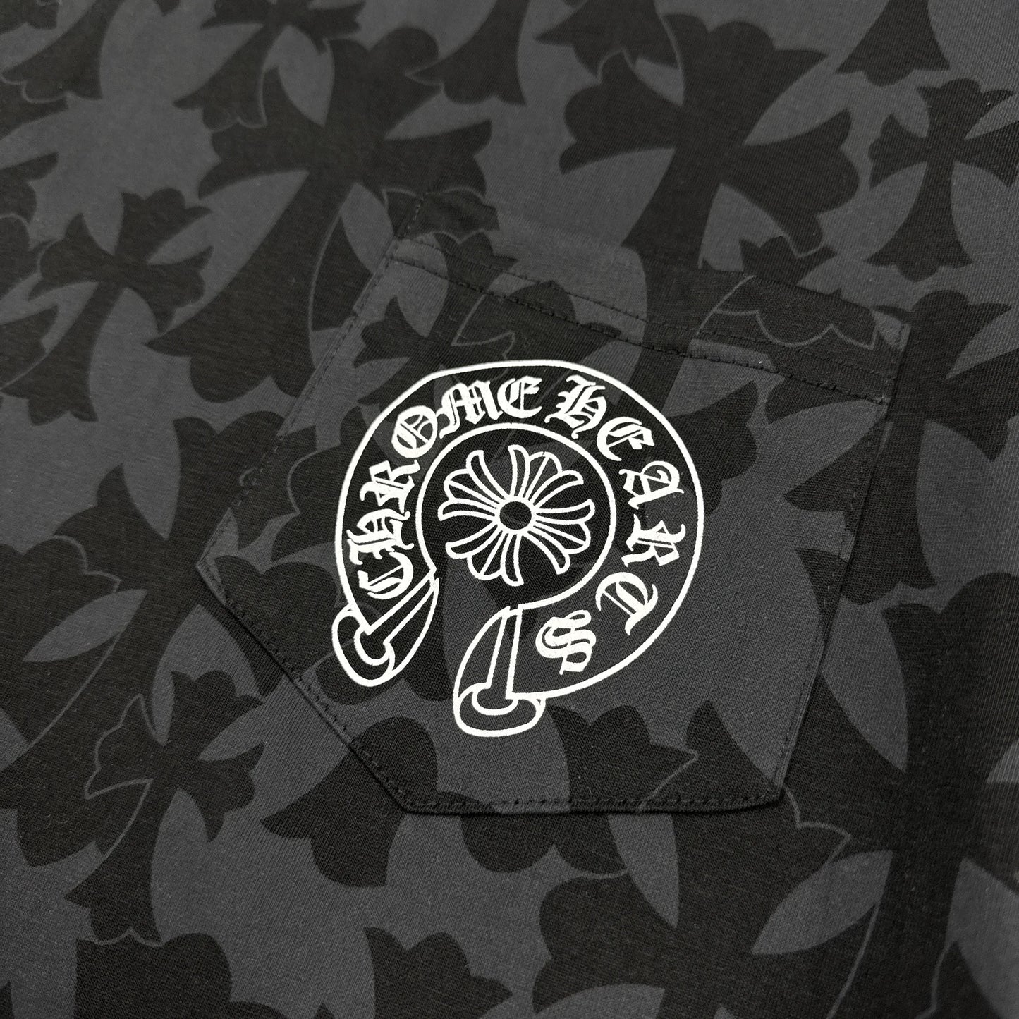 Chrome Hearts Monogram Cemetery Cross Long Sleeve