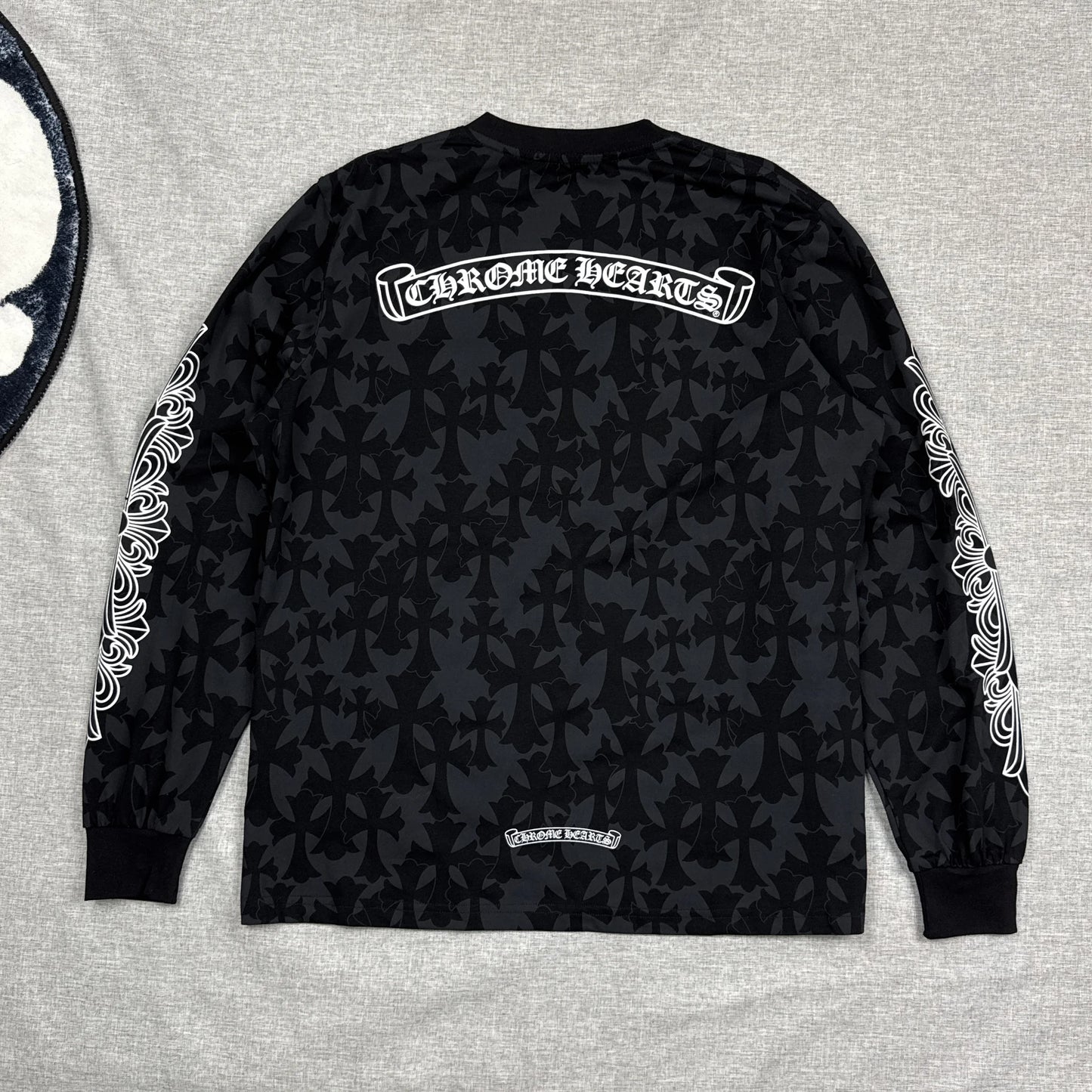 Chrome Hearts Monogram Cemetery Cross Long Sleeve