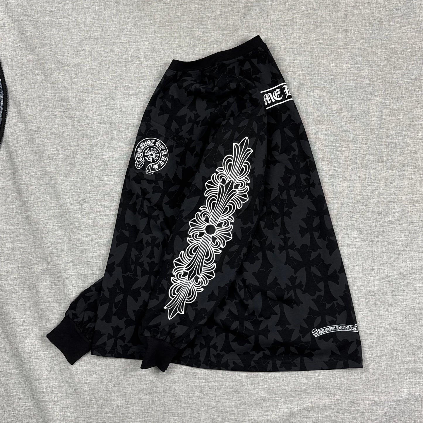 Chrome Hearts Monogram Cemetery Cross Long Sleeve