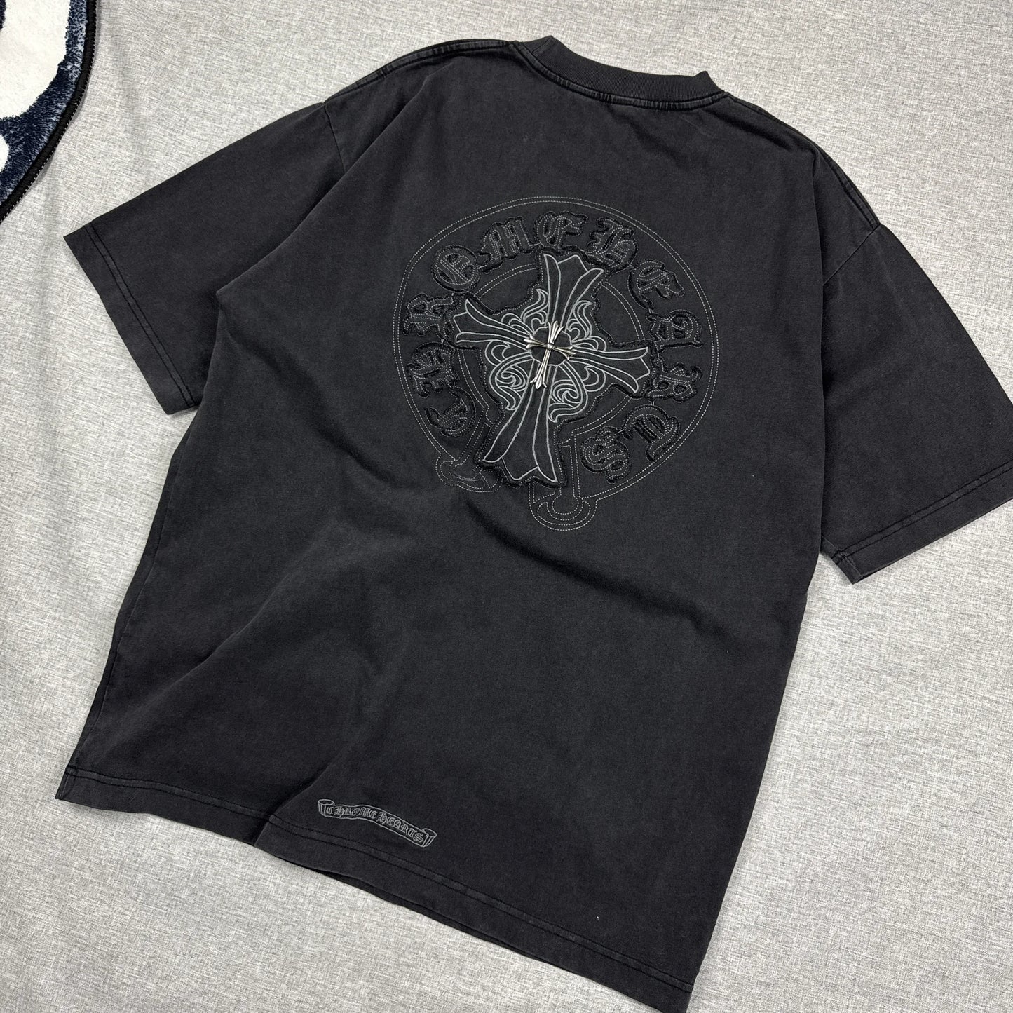 Chrome Hearts Washed Big Patch with Metal Cross