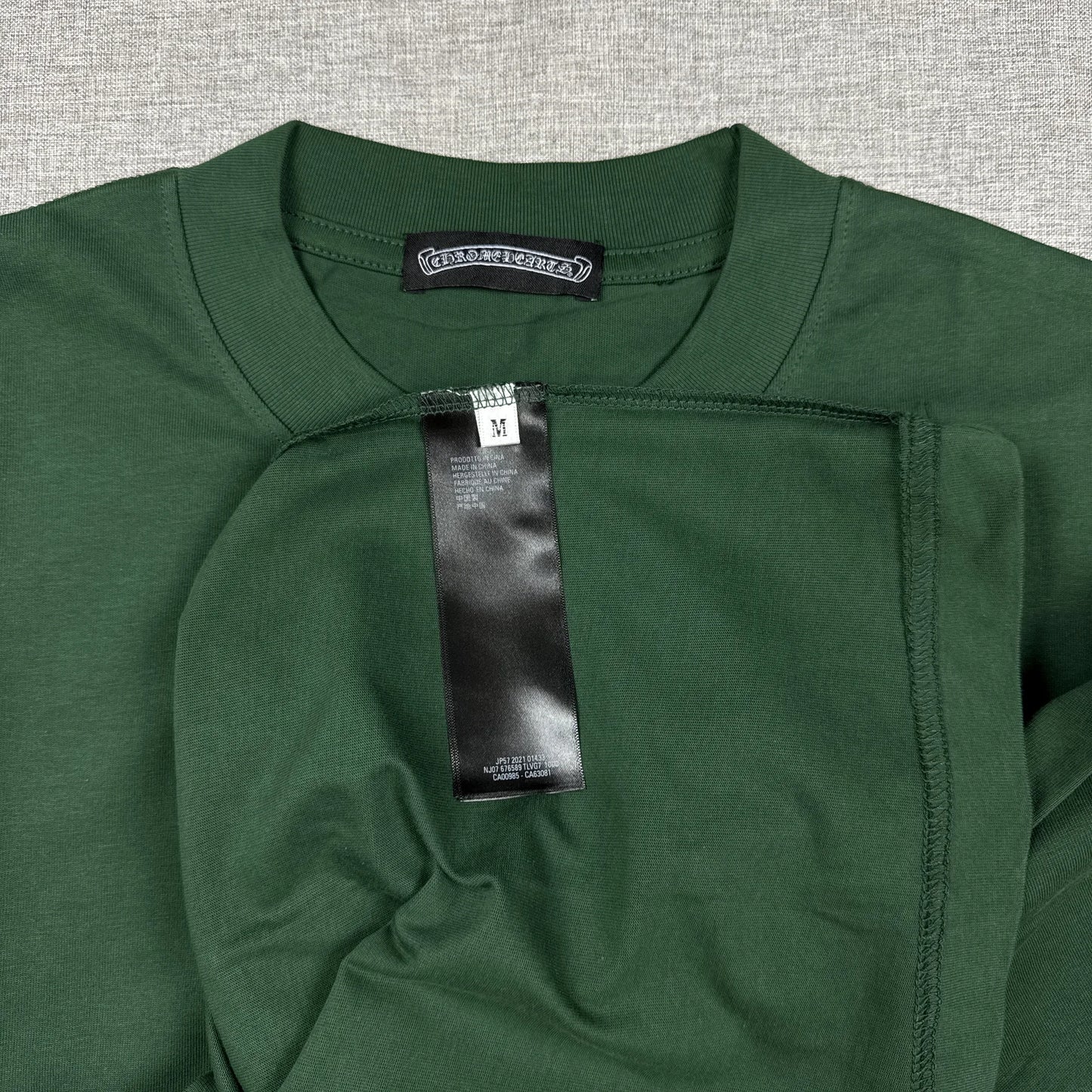 Chrome Hearts Multi Colorful Cross Green Shirt