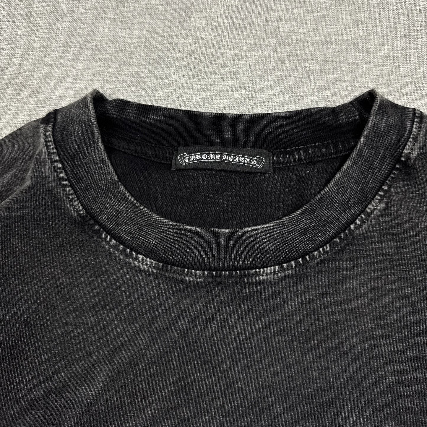 Chrome Hearts Washed Snowflake Text Long Sleeve