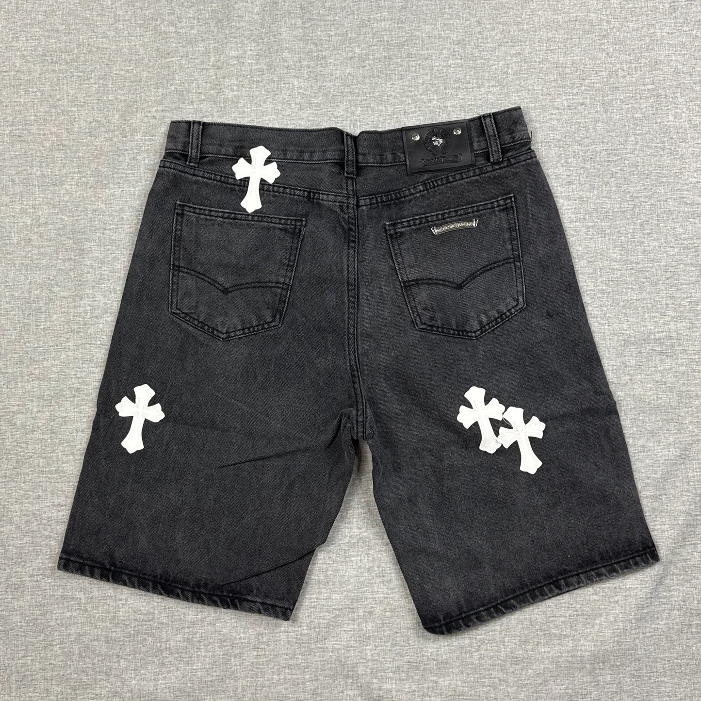 Chrome Hearts White Cross Patch Pants