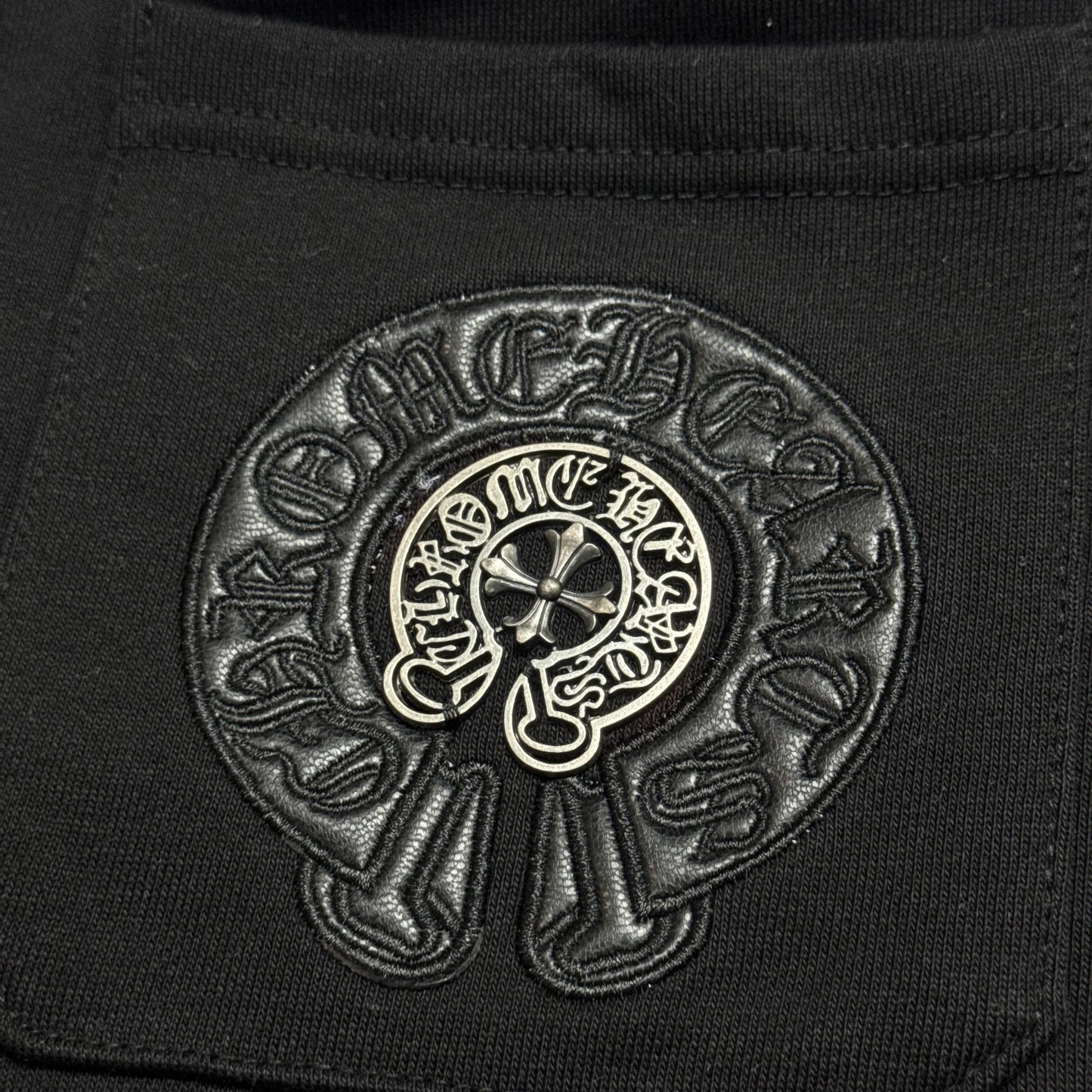 Chrome Hearts White Black Cross Patch Jogger