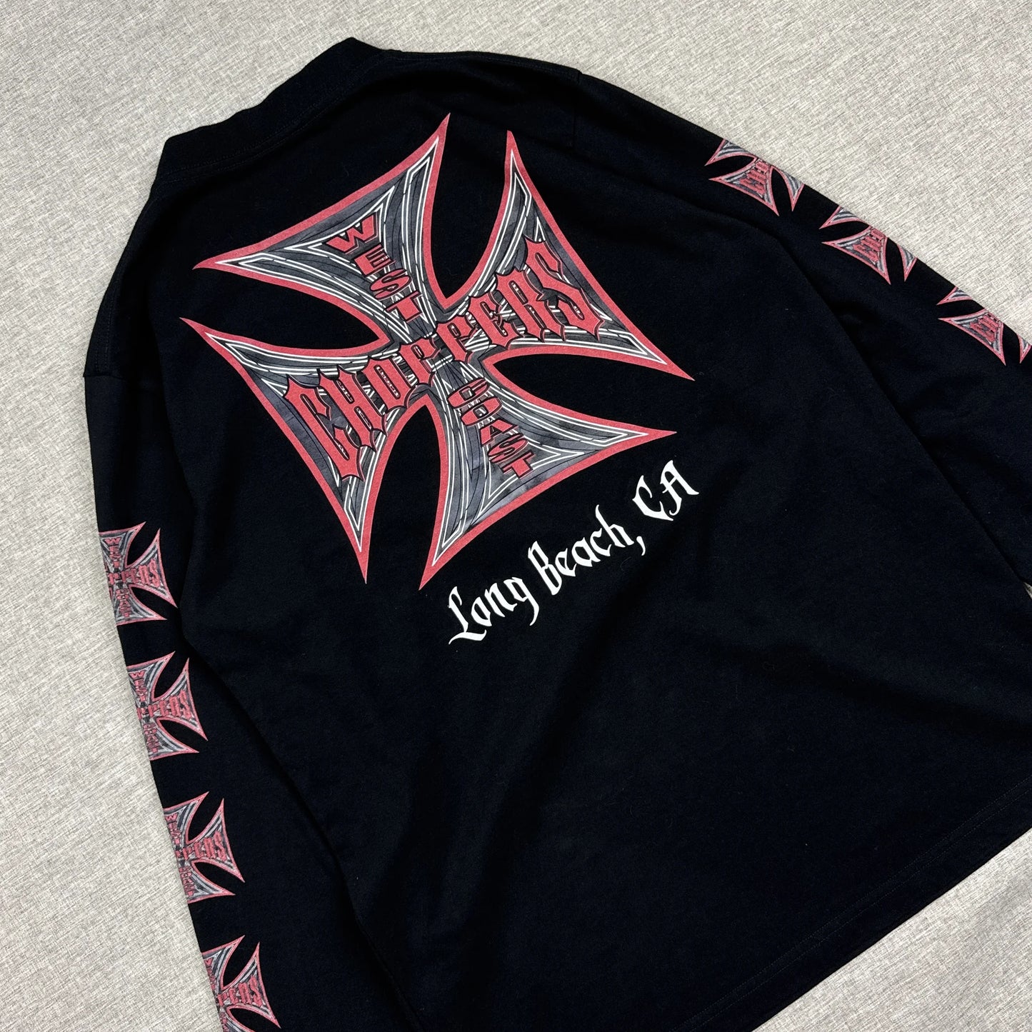 West Coast Choppers Red WCC Cross