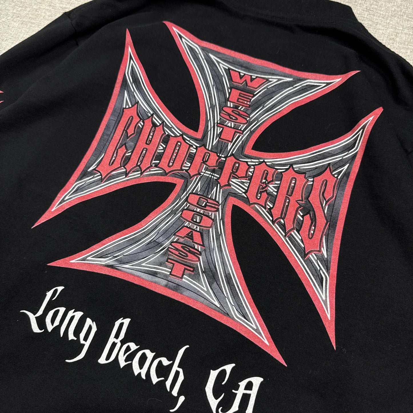 West Coast Choppers Red WCC Cross