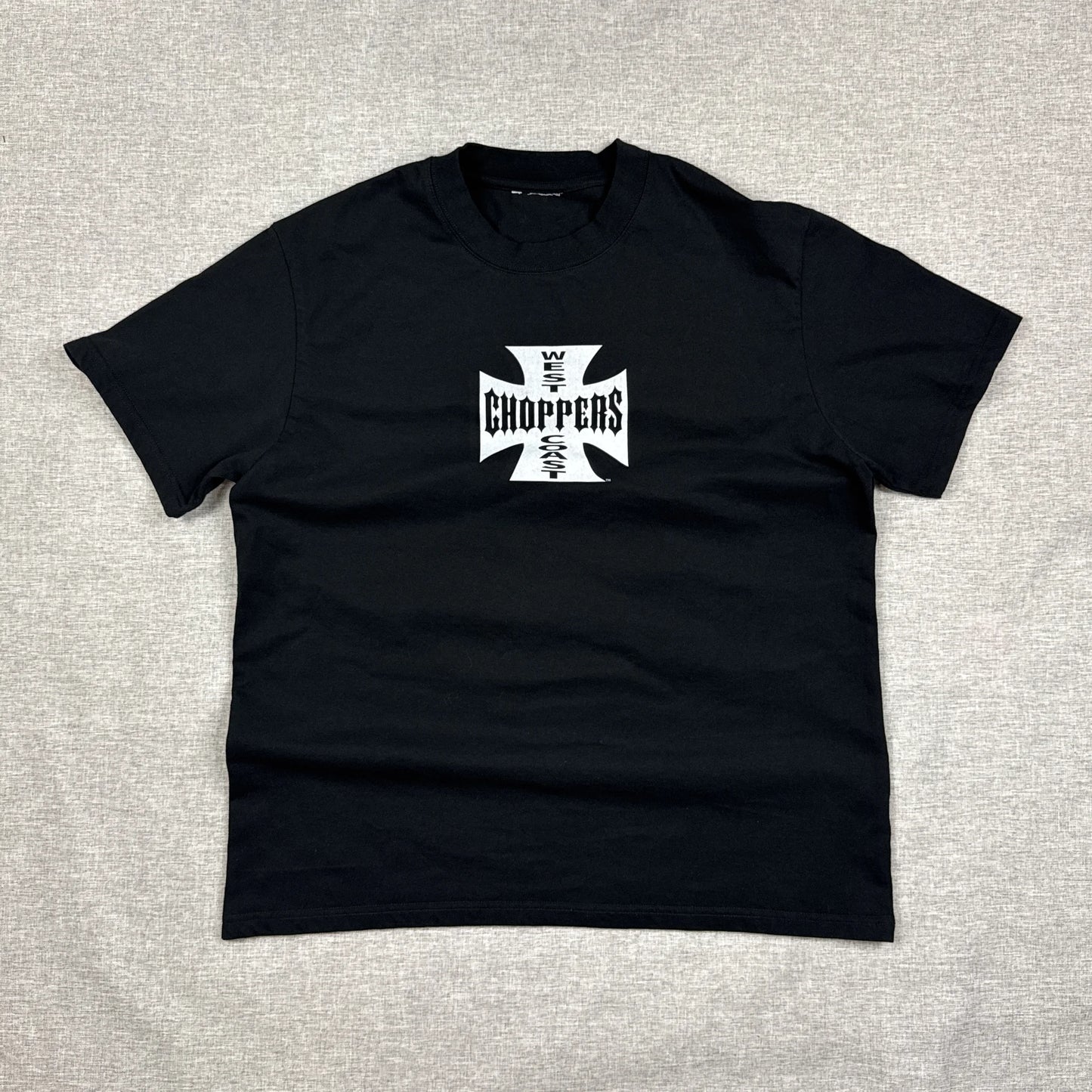 West Coast Choppers White Cross Long Beach CA. Black