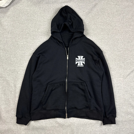 West Coast Choppers White Cross Hoodie