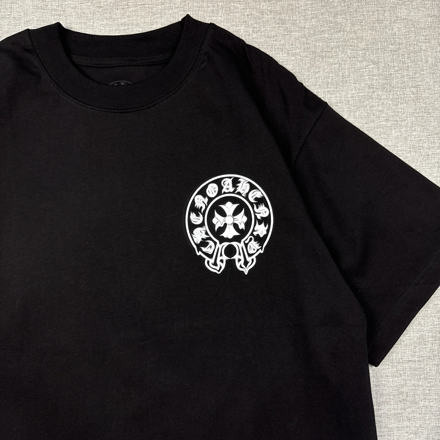 Chrome Hearts Horseshoe Cross Black Shirt