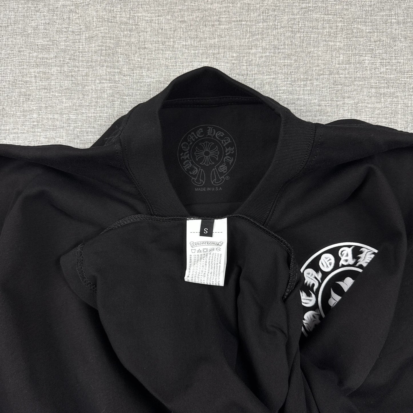 Chrome Hearts Horseshoe Cross Black Shirt