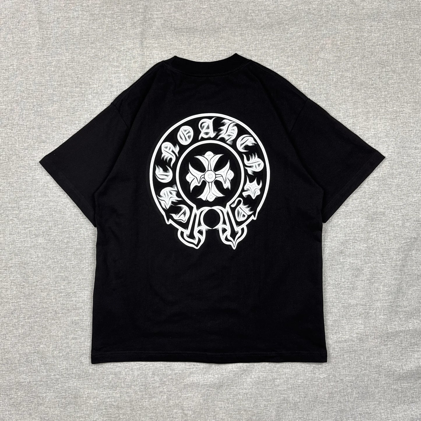 Chrome Hearts Horseshoe Cross Black Shirt