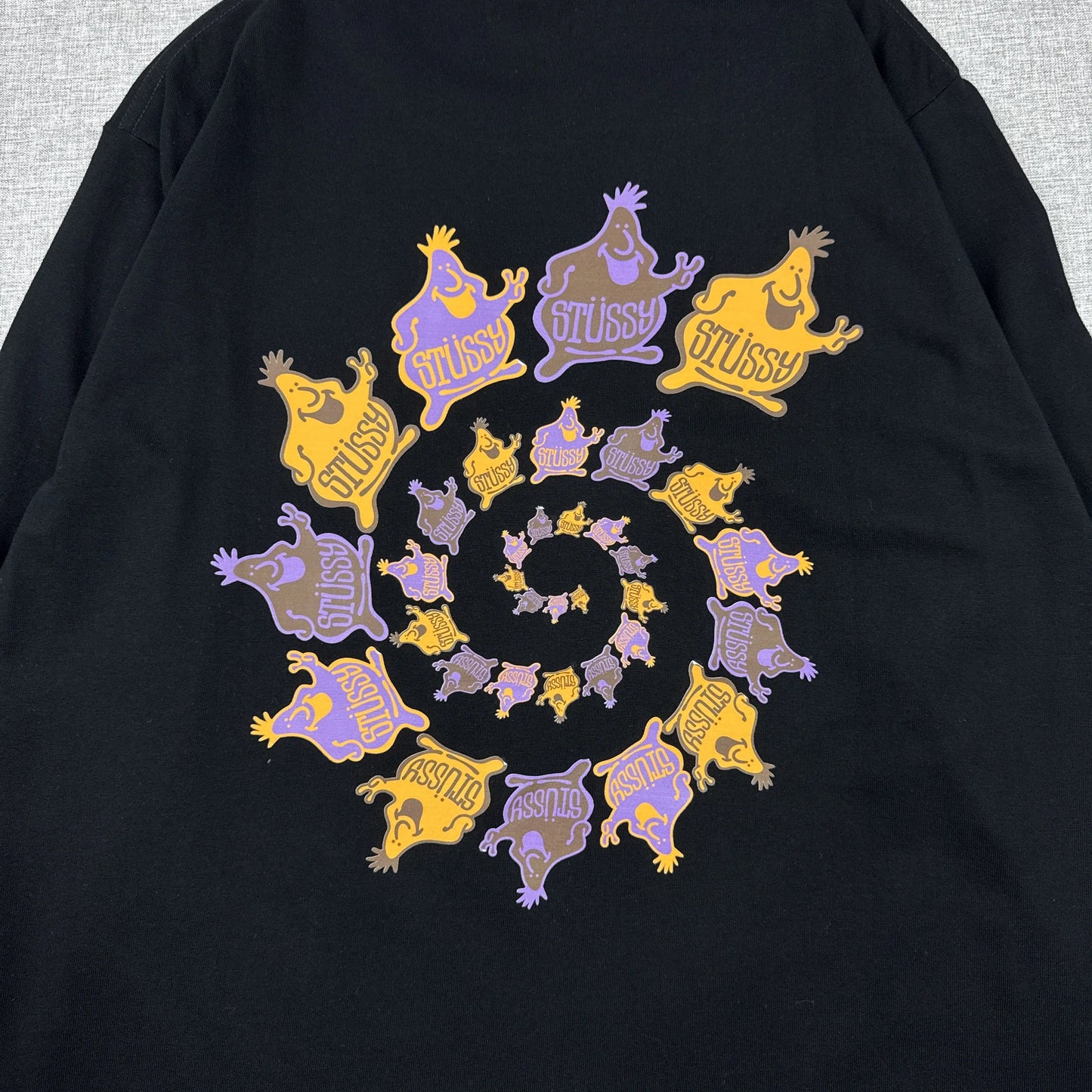 Stussy Mr Blob Spiral Long Sleeve