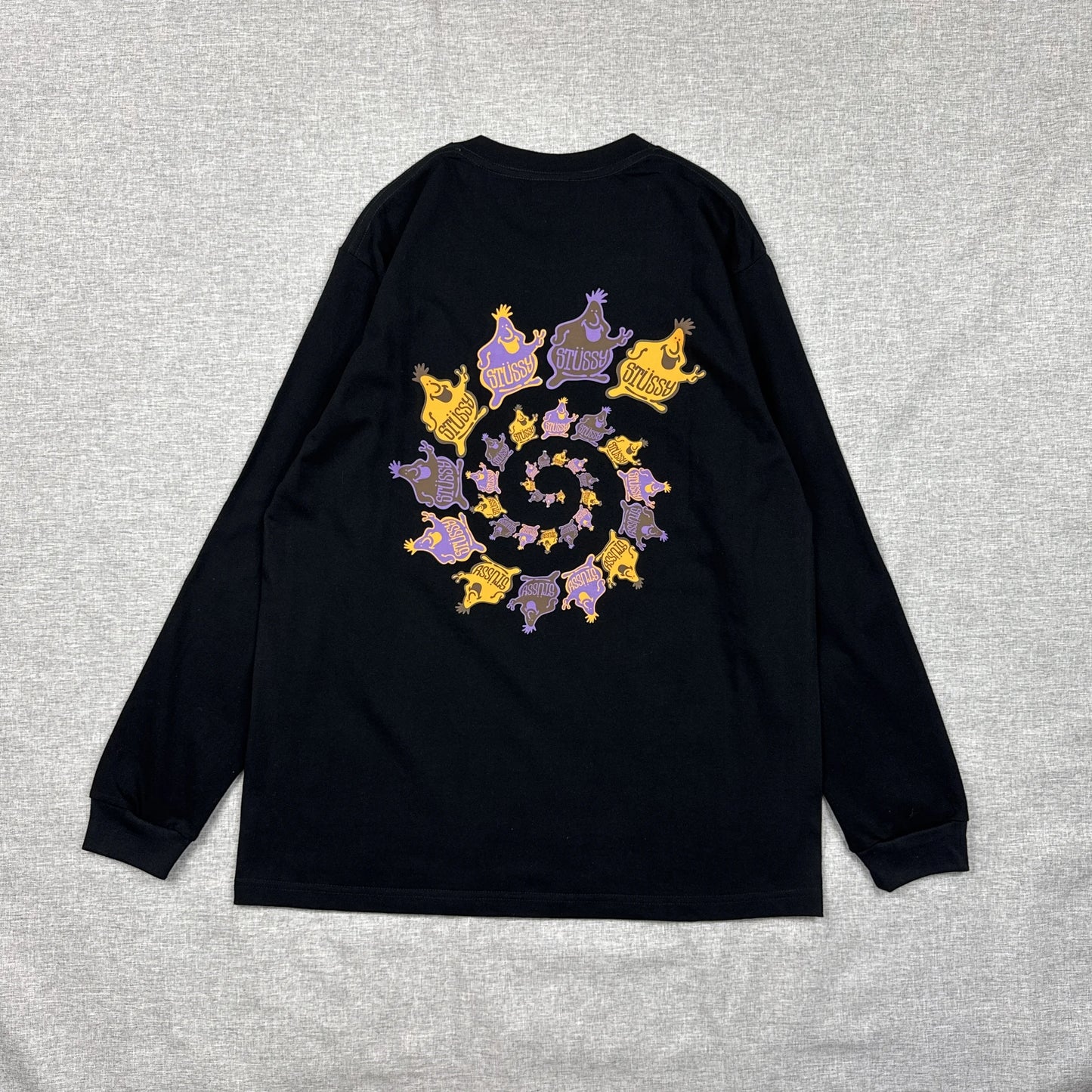 Stussy Mr Blob Spiral Long Sleeve