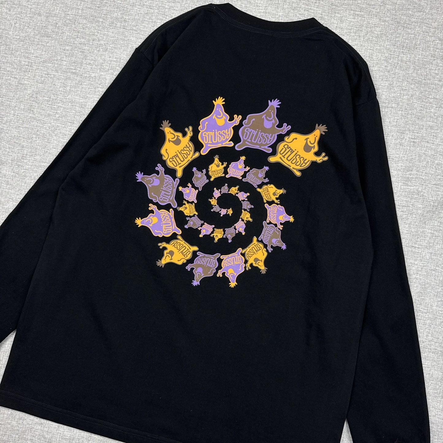 Stussy Mr Blob Spiral Long Sleeve