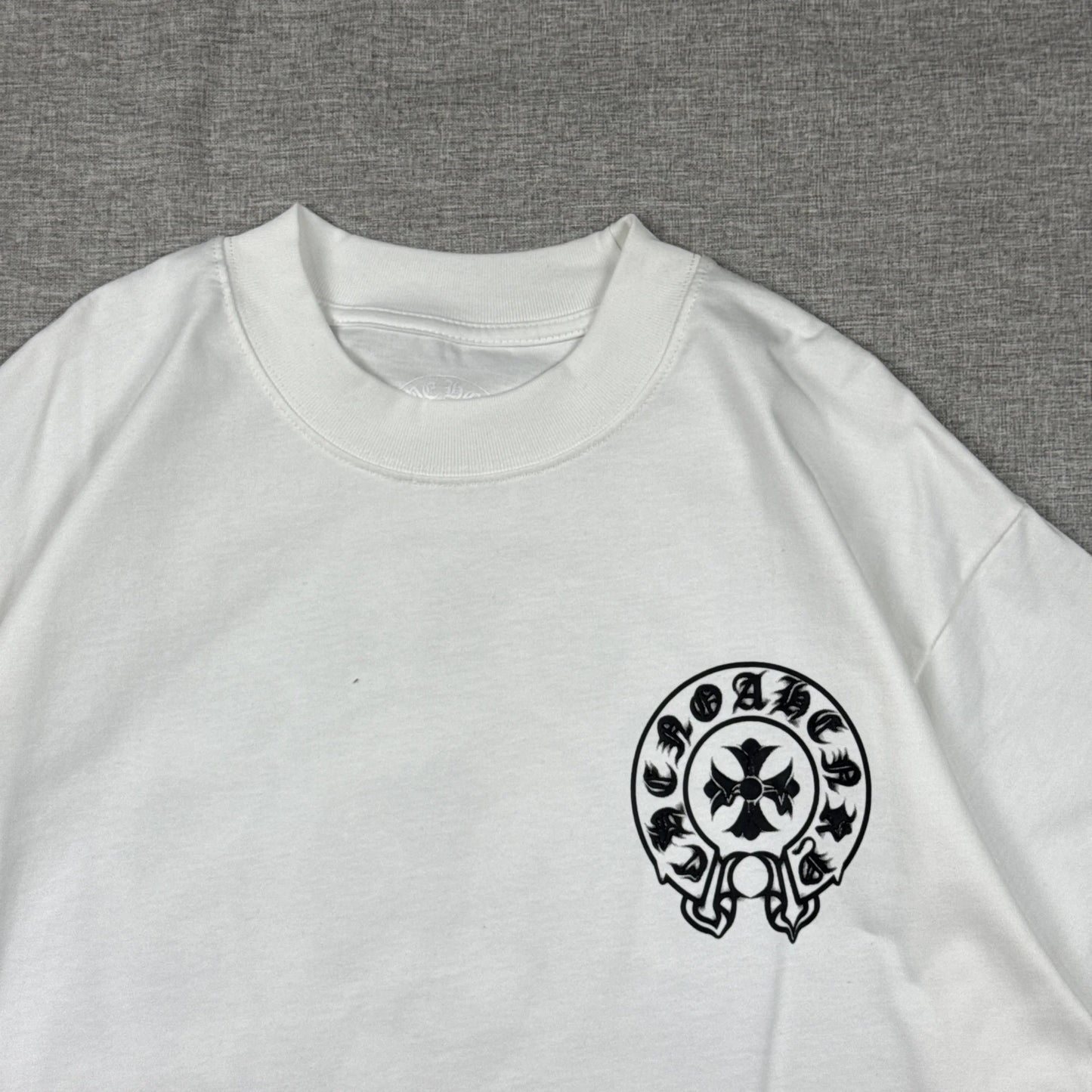 Chrome Hearts Horseshoe Cross White Shirt