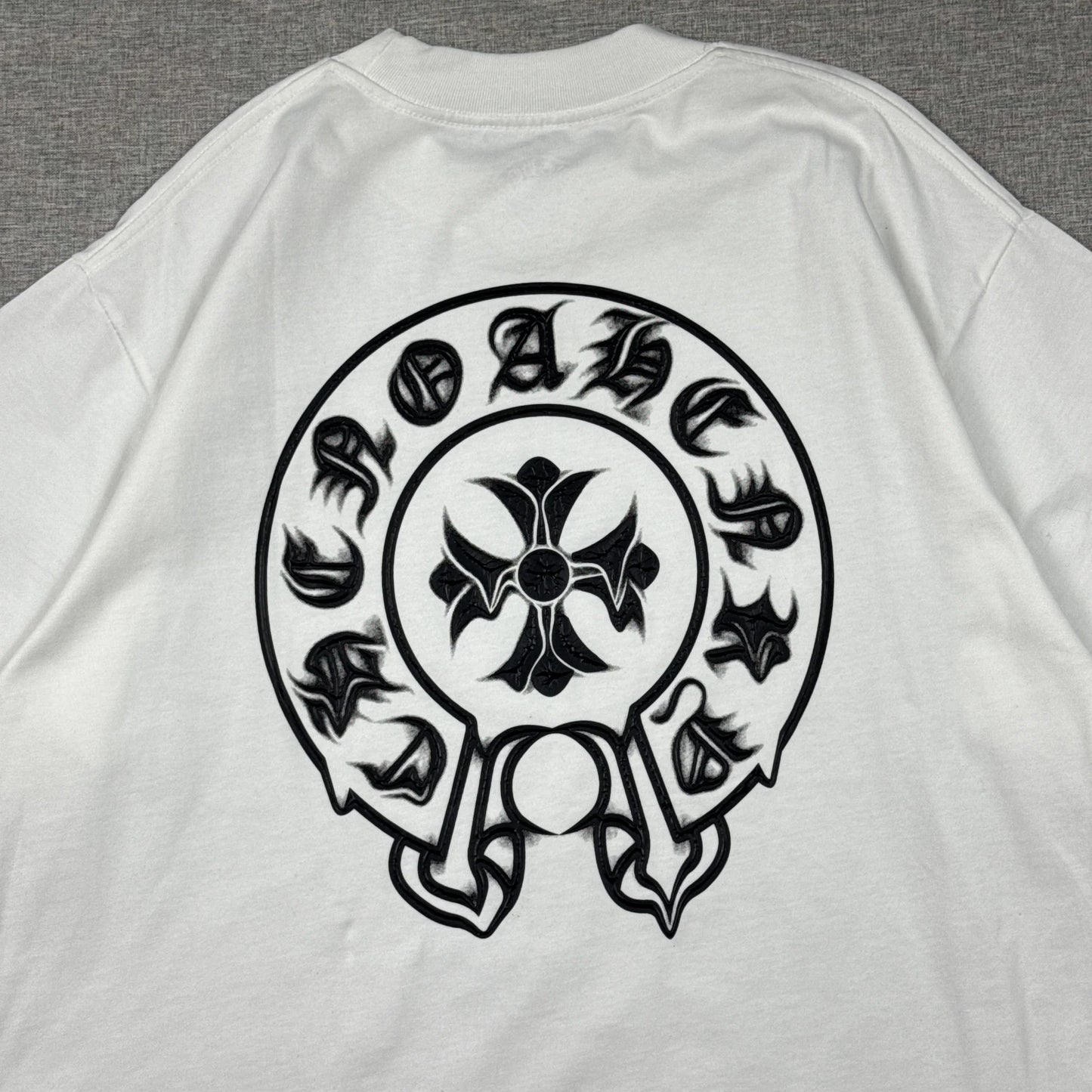 Chrome Hearts Horseshoe Cross White Shirt