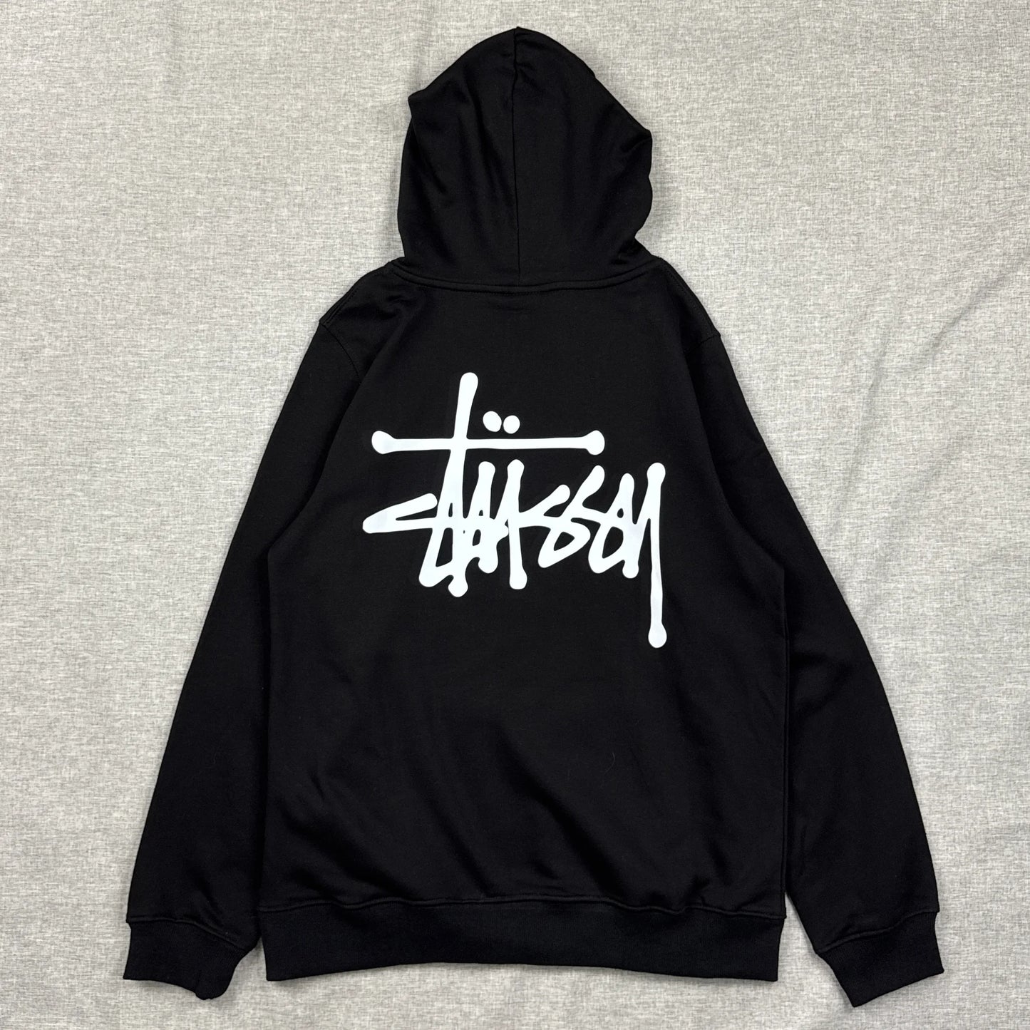 Stussy Basic Logo Black Hoodie