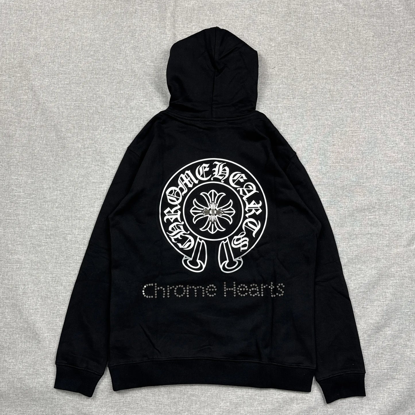 Chrome Hearts Metal Cross with Horseshoe Hoodie