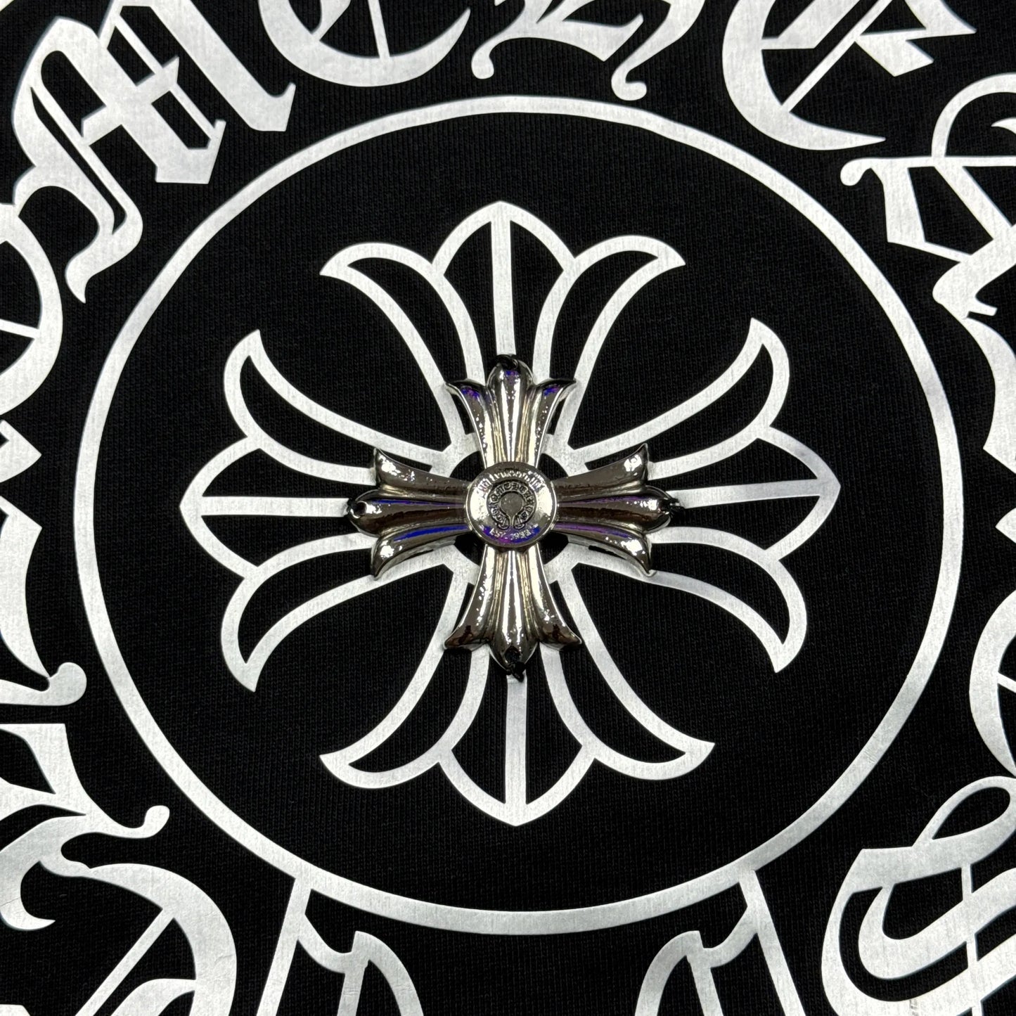Chrome Hearts Metal Cross with Horseshoe Hoodie