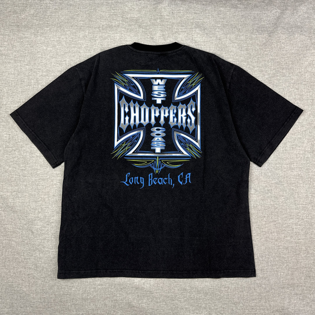 West Coast Choppers Blue Cross LB, CA
