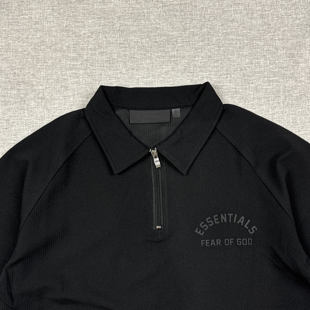 Essentials Half Zip Polo (S)