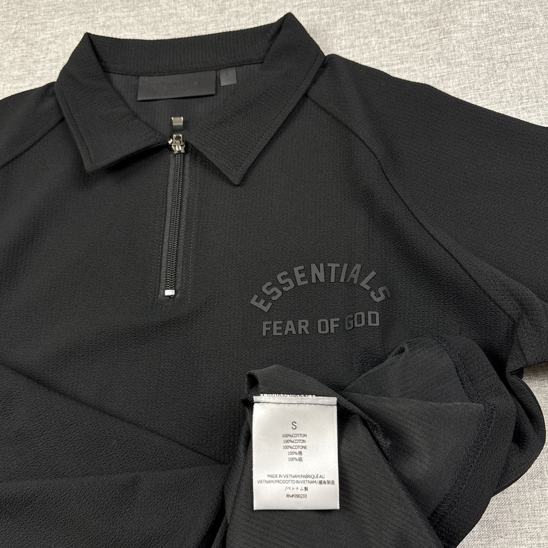 Essentials Half Zip Polo (S)