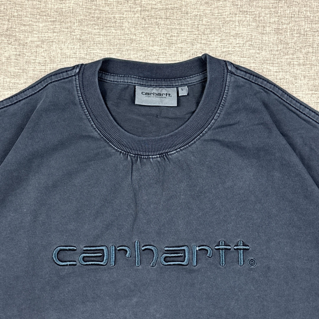 Carhartt Washed Dark Blue Shirt