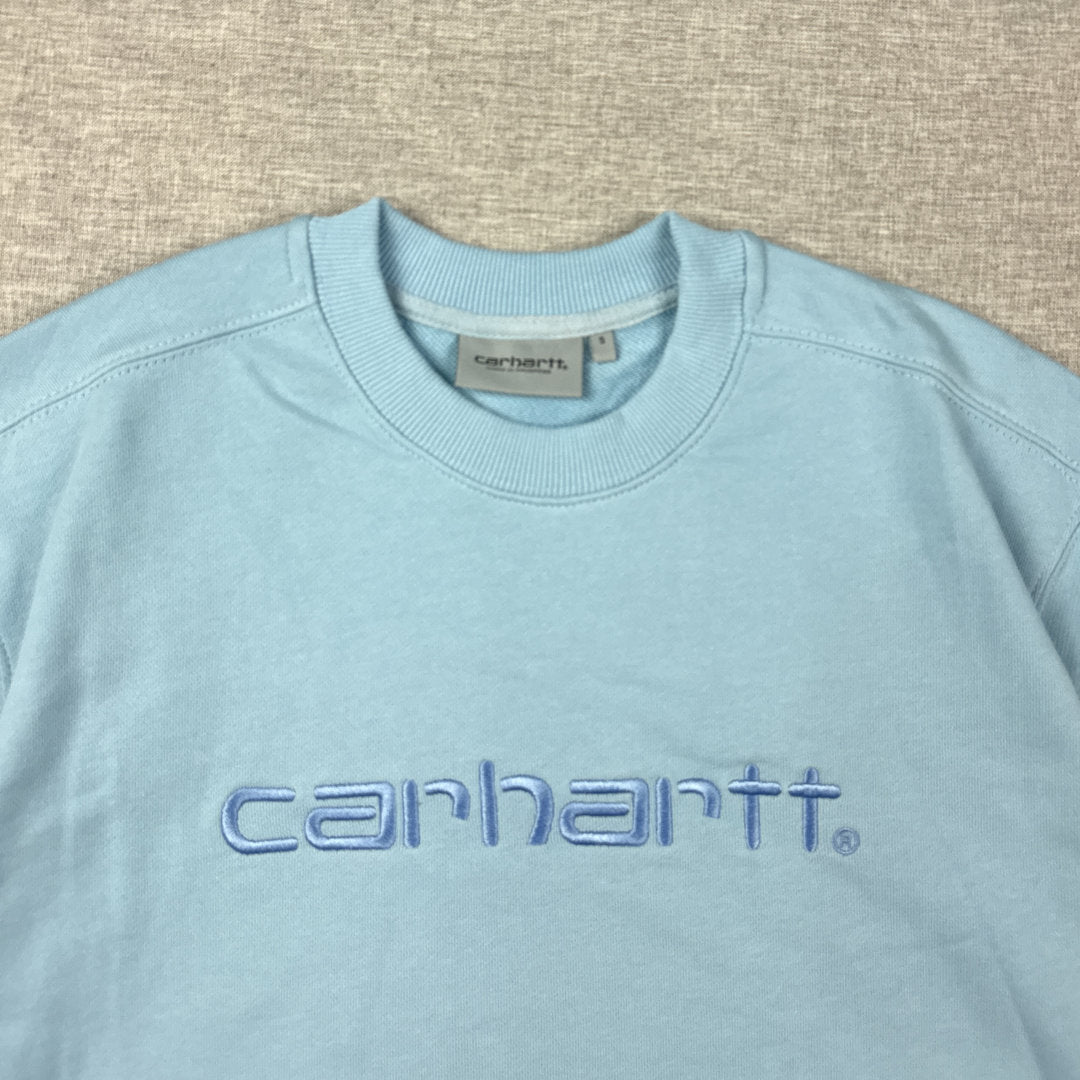 Carhartt Light Bluee Logo Sweatshirt