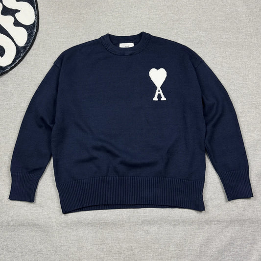 Ami Paris Sweatshirt Navy
