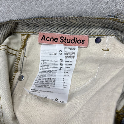 Acne Studio Blue Splashed Ink Chain