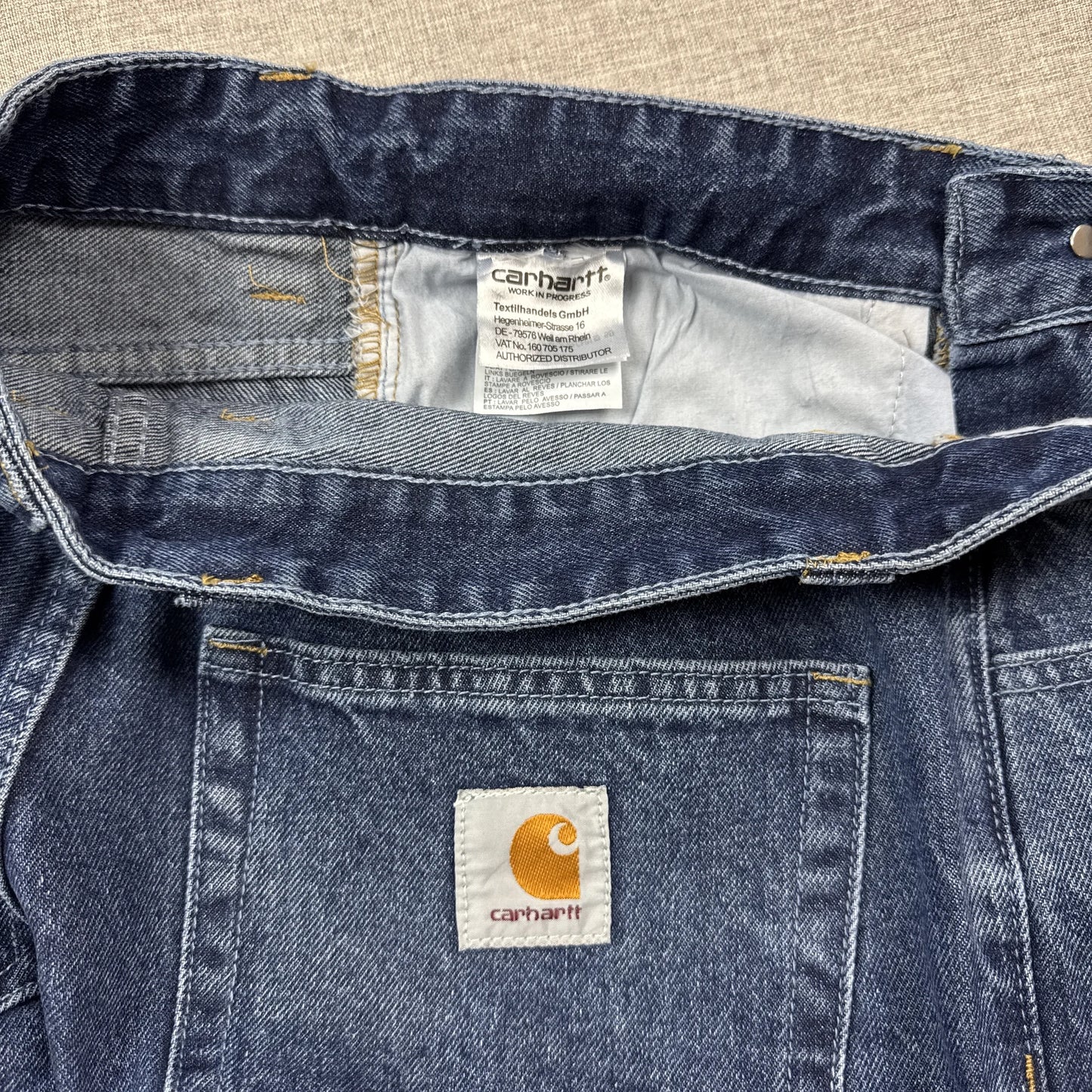 Carhartt Blue Jorts