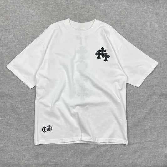 Chrome Hearts Ventosa Cross Patch White Shirt
