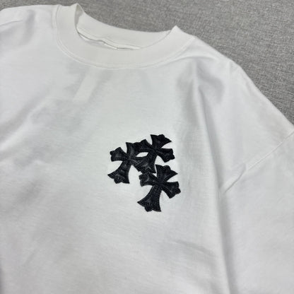 Chrome Hearts Ventosa Cross Patch White Shirt