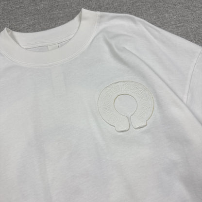 Chrome Hearts Horseshoe Cross Patch White Shirt