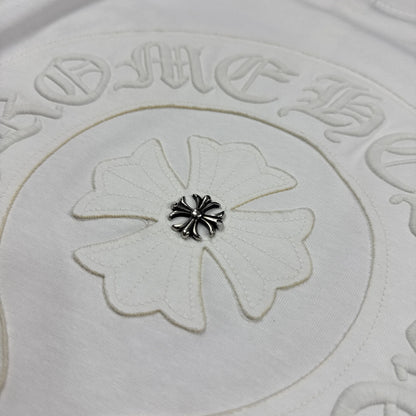 Chrome Hearts Horseshoe Cross Patch White Shirt