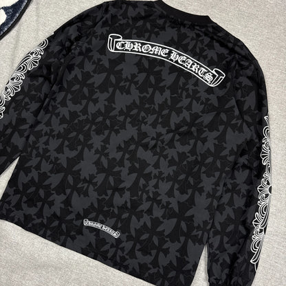 Chrome Hearts Monogram Cemetery Cross Long Sleeve