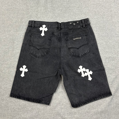 Chrome Hearts White Cross Patch Pants