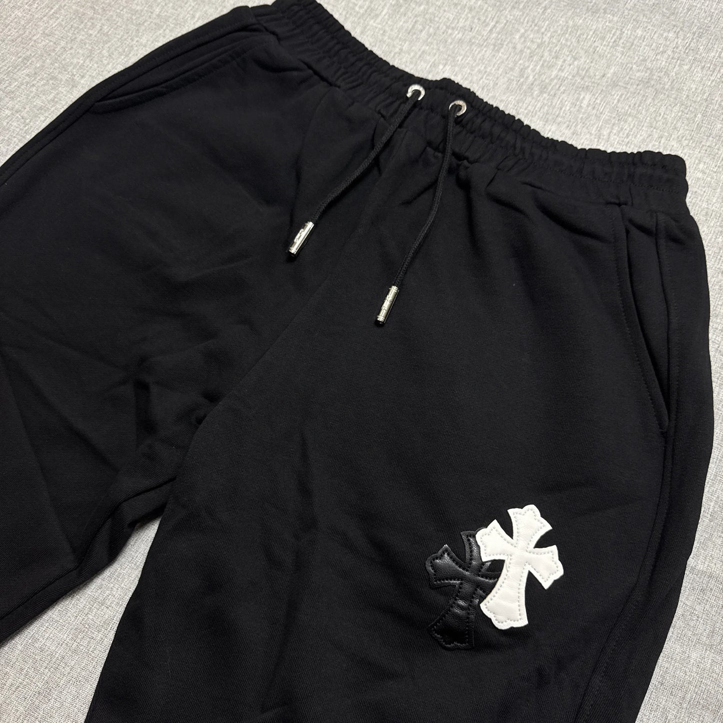 Chrome Hearts White Black Cross Patch Jogger