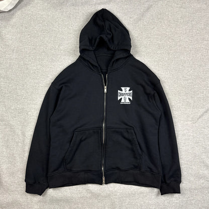 West Coast Choppers White Cross Hoodie