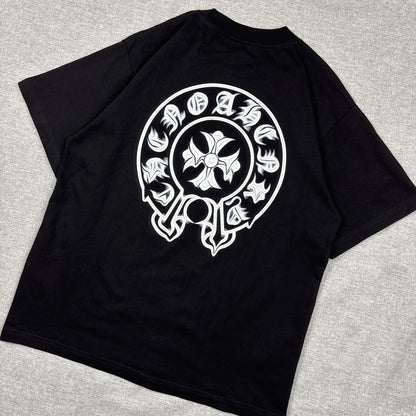 Chrome Hearts Horseshoe Cross Black Shirt