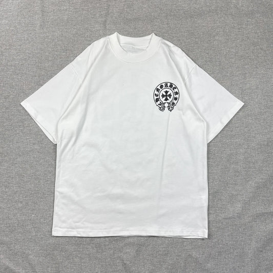 Chrome Hearts Horseshoe Cross White Shirt