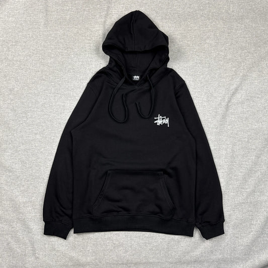 Stussy Basic Logo Black Hoodie